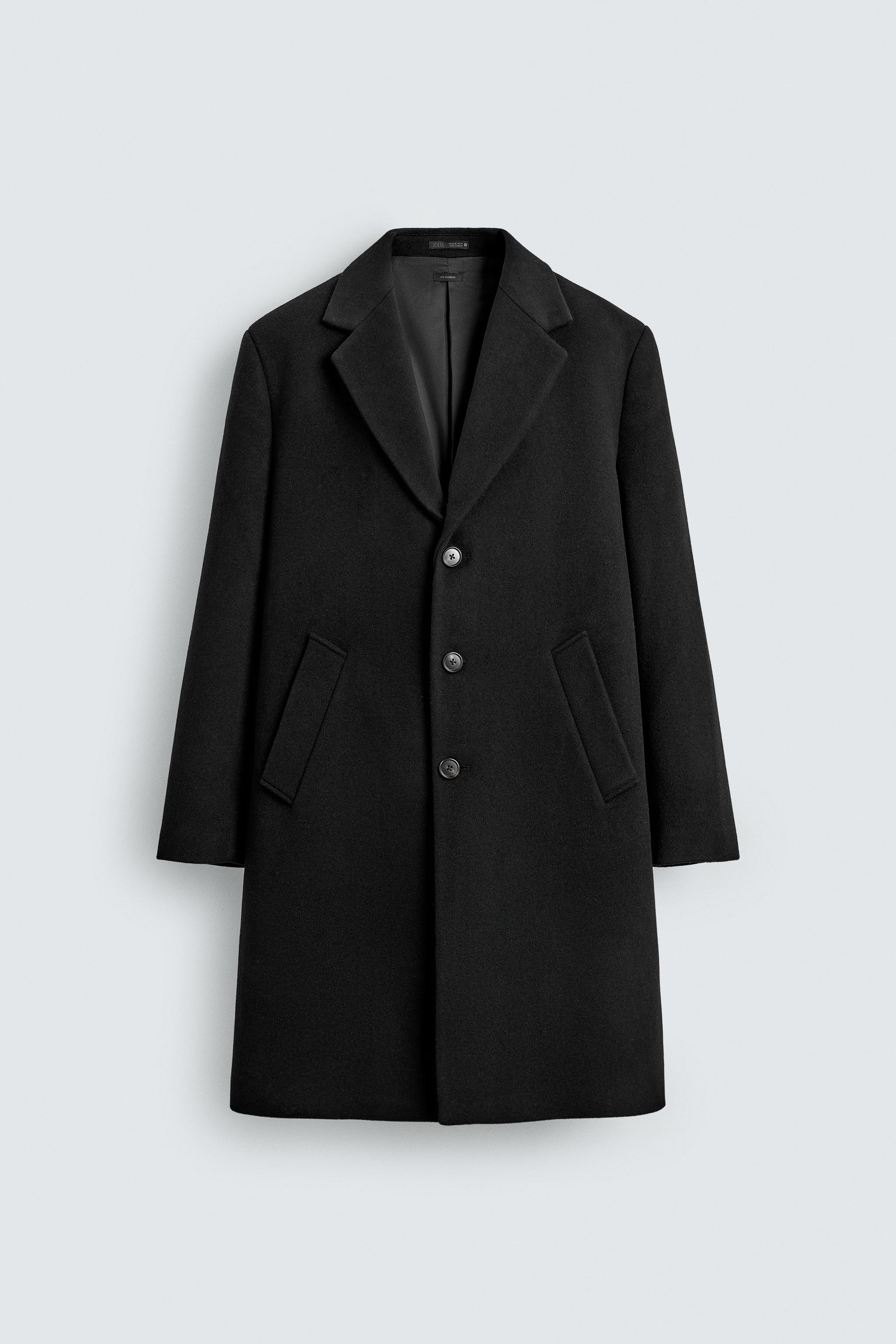 REGULAR FIT WOOL COAT